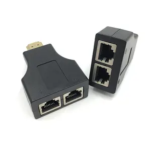 פסיבי HD רשת extender plug and play HD 30m מאריך כבל HD כדי RJ45