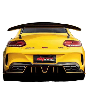 Pièces automobiles pour <span class=keywords><strong>Mercedes</strong></span> C63 coupé spoiler en fibre de carbone W205 C63 C63S becquet arrière GT de style IMP amélioré - Product Image 1