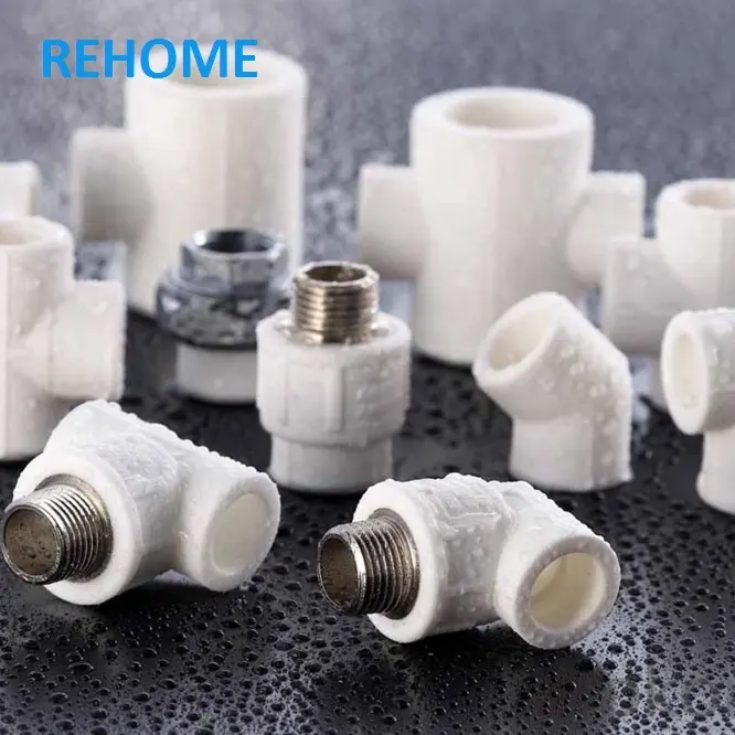 New product new type free samples plastic water pipe ppr brass fittings elbow reducer cross fittings for water supply pipe