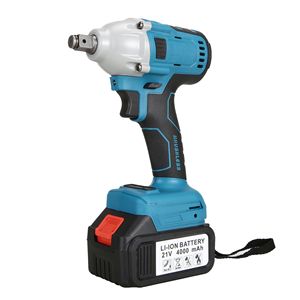 Llave eléctrica de grado industrial de 21V, destornillador de impacto sin escobillas alimentado por batería con capacidad de carga para bricolaje - Product Image 1