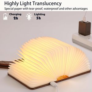 Gadgets 2025 : Lampe de livre Illume pour éclairer l'atmosphère, cadeau promotionnel marketing, éclairage d'ambiance magnétique pour la décoration de la maison et de la bibliothèque - Product Image 2