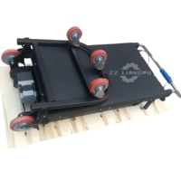 Carretilla Plegable Portátil de Acero para Subir Escaleras, Capacidad de 500 kg, Carretilla de Compras, Carretilla Plegable