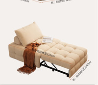 Canapé moderne style crème brûlée avec coussin capitonné pour la détente dans le salon et la chambre