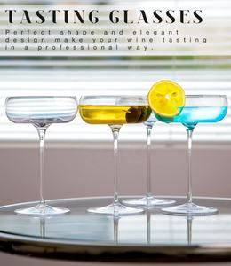 Copas de Martini Redondas, Copas de Cóctel, Copas de Vino, Cristalería de Bar, Copas de Cóctel Personalizadas, Únicas, Vintage, de Lujo - Product Image 4