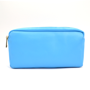 Sac à cosmétiques en cuir de vachette, pochette à maquillage en cuir souple vintage avec fermeture éclair, petite et moyenne taille pour femme, sac de toilette de voyage, organiseur de bijoux - Product Image 1