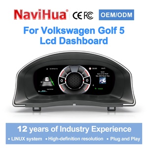 Nuevo Panel de Instrumentos Digital para Automóvil Navihua, Velocímetro Automático con Sistema Linux, Pantalla LCD Carplay para Volkswagen VW Golf 5 2004-2009 - Product Image 1