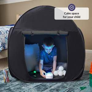 China Factory Pop up Sensory Tent, Custom Autismo Sensory Therapy Tent, OEM ODM Blackout Sensory Tent para crianças/ - Product Image 2