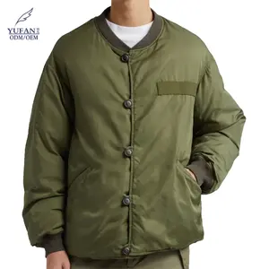 YuFan OEM abrigo de invierno para hombre chaqueta cálida a prueba de viento Puffer Duck Goose Down acolchado ropa al aire libre fábrica de ropa
