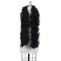 Écharpe naturelle Châle Coque Poulet Coq Plume Boa pour Femmes Carnaval Halloween Fête Décor Vêtements Costume Danse Accessoire