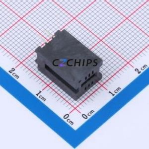 HED06LP03BK Gold Finger Connector Through hole Component (THT),P=1.27mm Connector EDGE SLOT 1.27mm 6P Through Hole - Product Image 1