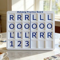 Planche d'entraînement de Mahjong individuelle en plastique imprimé en 3D, écologique, Guide RLO, 24 emplacements, aide à l'apprentissage de 26 nouveaux modèles de cartes