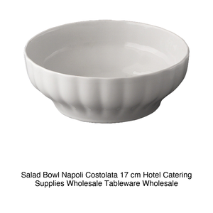 Napoli Ribbed Salad Bowl 17 cm - Product Image 2