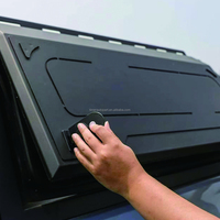 NOUVEAU Capot de benne rigide en acier pour pick-up 4x4, compatible Ford Maverick 2022-2025, étanche, avec fenêtres verrouillables, pour camping