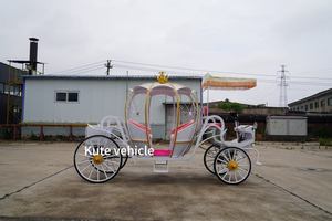 Charrette électrique de luxe Cendrillon – Carrosse électrique citrouille de haute qualité pour transport spécial - Product Image 2