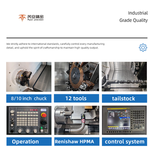 Máy tiện CNC 750my với trục Y và trục C nặng fanuc trung tâm quay trục chính đơn công suất gia công cao - Product Image 3