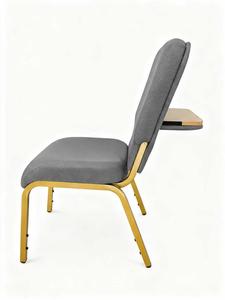 Bioscoop Zitplaatsen Auditorium Stoelen En Kerkstoelen Met Opvouwbare Schrijfpanelen Stof Modern Design Voor School En Hotel Gebruik - Product Image 3