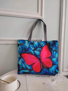 Bolso <span class=keywords><strong>de</strong></span> mano <span class=keywords><strong>de</strong></span> lona <span class=keywords><strong>de</strong></span> mariposa púrpura étnico personalizado bolso <span class=keywords><strong>de</strong></span> mano estético lindo para mujer bolso <span class=keywords><strong>de</strong></span> supermercado escolar <span class=keywords><strong>de</strong></span> tela grande bolsos <span class=keywords><strong>de</strong></span> hombro con asa superior - Product Image 6