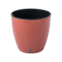 Pot de fleurs auto-arrosant en plastique PP, moulé par injection, avec fenêtre de niveau d'eau, décoration intérieure moderne pour plantes et succulentes