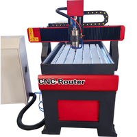 Machine CNC publicitaire, mini routeur CNC 6090, machine de découpe d'aluminium et de sculpture sur bois à trois axes