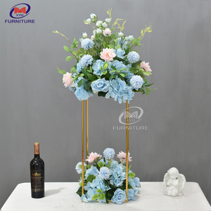 Centre de Table <span class=keywords><strong>pour</strong></span> mariage, décoration florale artificielle en soie, <span class=keywords><strong>pour</strong></span> décorer une table, <span class=keywords><strong>pour</strong></span> un mariage - Product Image 4