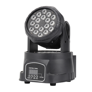 Giá Bán Buôn 18 Cái 3W RGB <span class=keywords><strong>Mini</strong></span> <span class=keywords><strong>Led</strong></span> Chùm Di Chuyển Đầu Với Hiệu Ứng Rửa Cho Bar DJ - Product Image 2