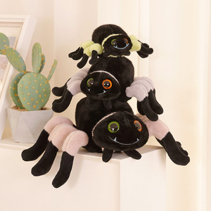 Peluche Morbido a Forma di Ragno - Simpatico Animale di Peluche, Sicuro e Abbracciabile per Bambini e Collezionisti - Product Image 6