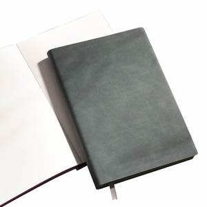 Carnet de notes A5 à couverture rigide en cuir, avec 100 feuilles, coffret cadeau personnalisé avec logo, haute qualité, idéal pour les promotions. - Product Image 2