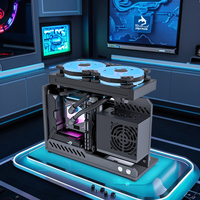Socooler Aerometal casing Gamer PC dengan RTX 5080 GPU mendukung casing komputer & menara ATX untuk Gamer