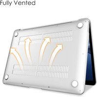 Coque rigide pour ordinateur portable en plastique PC transparente pour Macbook Neo Air Pro 13 13.6 14 14.2 15 15.3 16 16.2 pouces M1 M2 M3 M4 M5