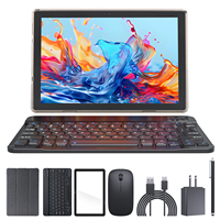แท็บเล็ตพีซี Rockchip Quad Core หน้าจอสัมผัสแบบ Capacitive ขนาด 10.1 นิ้ว ระบบ Android 15.0 แท็บเล็ตพีซี Android ของแท้
