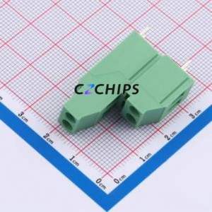 1721728 Screw Terminal Block Through hole Component (THT),P=5.08mm Connector 5.08mm Green Through Hole 4P - Product Image 1