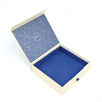 Boîte d'emballage en carton rigide magnétique de taille personnalisée, recyclable, luxe, pliable, avec couvercle magnétique