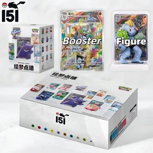 Nuevo Set de Caja Sorpresa de Figuras Coleccionables de Pokémon PTCG 151 de Cuero Genuino, Tarjetas de Juego Chinas, Modelo Coleccionable, Regalo de <span class=keywords><strong>Cumpleaños</strong></span> - Product Image 1