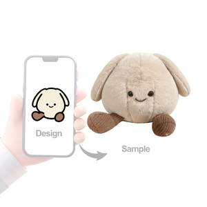 Personalizzato PP in cotone morbido materiale Anime cartone animato mascotte cucciolo peluche peluche - Product Image 3