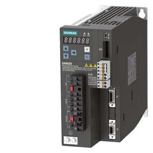 Variateur de vitesse Siemens V90 6SL3210-5FE11-0UF0 PROFINET 3 AC 400V 1.0kW IP20 à contrôle vectoriel - Product Image 1
