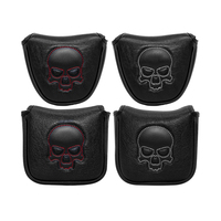 Prix usine couvre-chef de golf couverture de putter broderie couverture de club de golf cuir Pu maillet de golf couvre-chef de putter