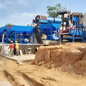 100TPH JXSC Fábrica Tungsteno Coltán Lavado de estaño Separación Recuperación Proceso de minería