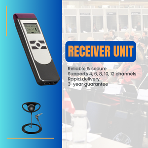 Sistema di Conferenza Audio Wireless Panvotech, Attrezzatura per Interpretazione Simultanea Multilingue per Summit e Seminari - Product Image 5