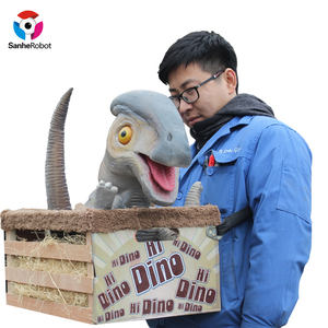 Marionnette à main dinosaure Animatronic Jurassic Park Jouet marionnette à main dinosaure réaliste bébé dinosaure Animatronic à vendre - Product Image 4