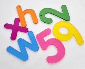 Letras y números acrílicos sin ftalato virgen 100% con servicio de corte para el aprendizaje del alfabeto en el aula de educación temprana - Product Image 5