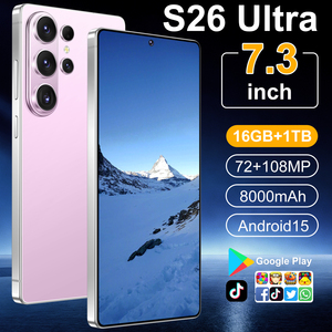 S26 UltraCombat Mobile 5G, 7.3 Pollici, Sensore Doppio da 108MP, Batteria da 8000mAh con Ricarica Rapida, 1TB di Memoria, Verifica Facciale e Accesso tramite Impronta Digitale, Produzione B2B - Product Image 2