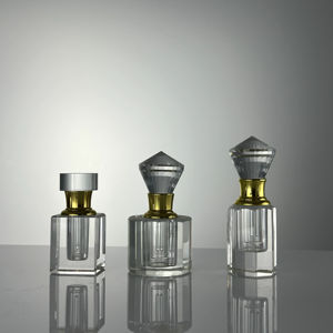 6 мл квадратная роскошная хрустальная стеклянная бутылка 3 мл причудливый пустой Аттар для арабских духов - Product Image 1