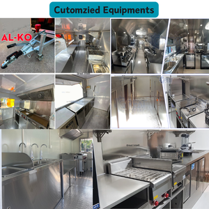 Camion alimentaire mobile en acier inoxydable de Chine Hot Dog & Hot Food chariot pour l'Europe pour Winery & Ice Cream vendeurs - Product Image 4