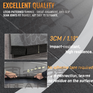 Esteras de lucha de agarre profesionales, superficie de vinilo de PVC antideslizante duradera para entrenamiento de MMA, deportes de gimnasio - Product Image 3