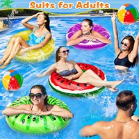 Vente en gros de flotteurs gonflables pour enfants en forme d'animaux de dessin animé, requin, siège flottant, jouets flottants pour bébés, anneaux de natation pour tout-petits, jouets flottants pour la plage d'été