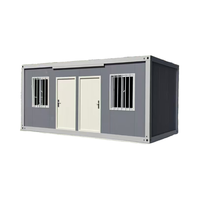 Bureau modulaire méditerranéen de structure métallique de pièce de conteneur de style et utilisation vivante extérieure