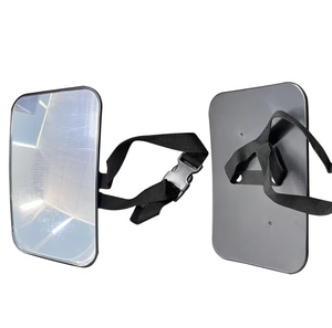 Simple Square Baby Observation <b>Mirror</b> <b>Acrylic</b> Glass, Basic Design, Rear Seat Child Viewer - Product Image 3