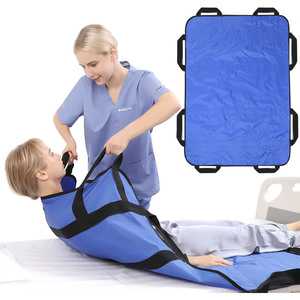 Ceintures de marche pour personnes âgées avec 7 poignées, dos avec matériau antidérapant-Ceinture de transfert médicale de sécurité pour les patients de levage/marche, - Product Image 2
