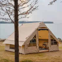 Vente en gros 3*4m 2*3m tente gonflable extérieure étanche automatique pour la famille camping randonnée avec tissu Oxford et PVC