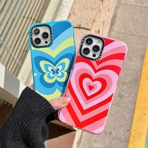 MAXUN INS Sweet Love Heart Phone Case pour <span class=keywords><strong>Xiaomi</strong></span> <span class=keywords><strong>Redmi</strong></span> <span class=keywords><strong>Note</strong></span> <span class=keywords><strong>10</strong></span> iPhone 11 Pro Max Bumper Housse de protection en gros - Product Image 6